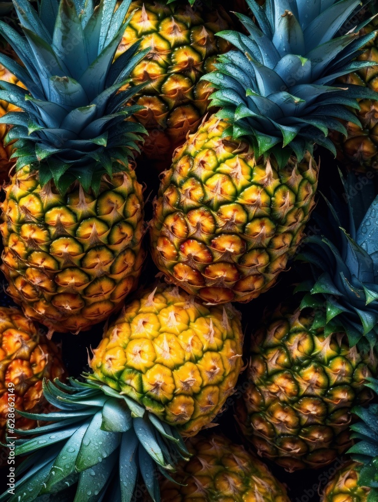 pineapple on a white background pineapple on a white background