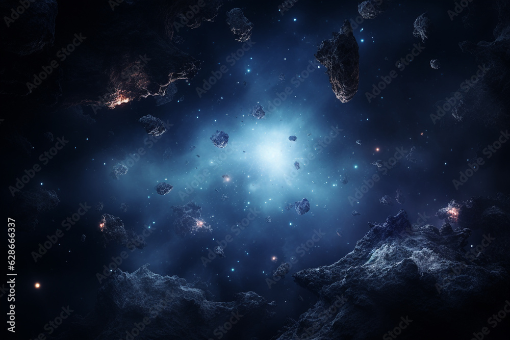 Obraz premium Background of a photograph in outer space