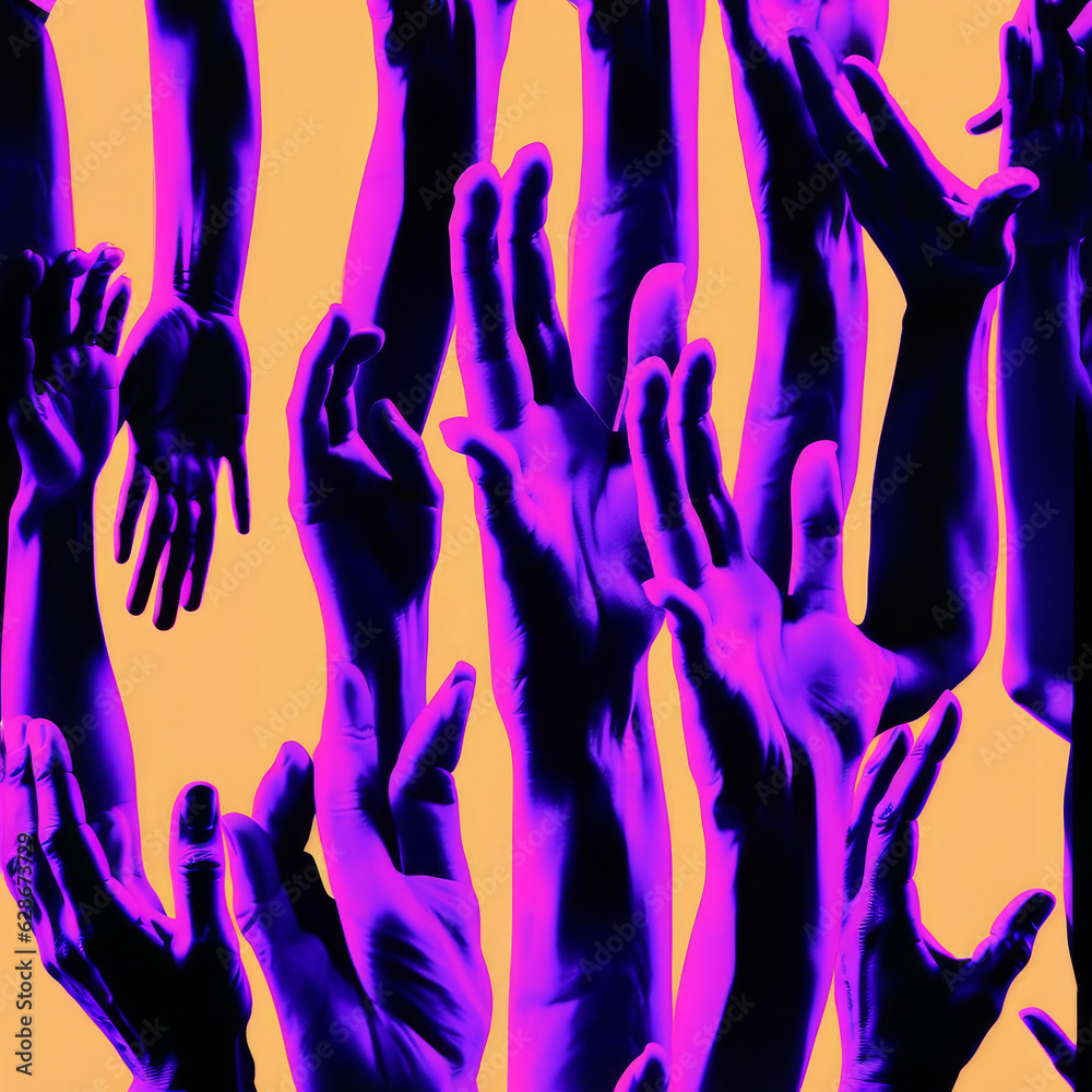 Fototapeta premium Abstract, modern gradient art composition, abstract, concept. Generative AI.