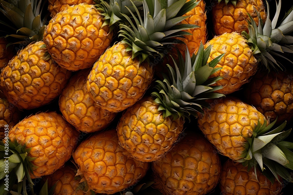 Hawaiian pineapples background
Created using generative AI tools
