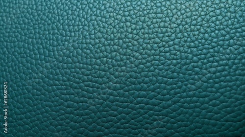 Generative AI : Beautiful background texture leather relief stitching arrowshaped turquoise color photo
