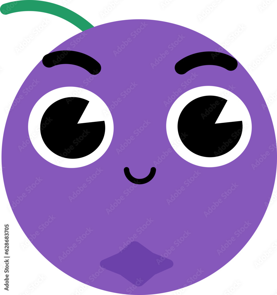 Fototapeta premium Basic Blueberry Face