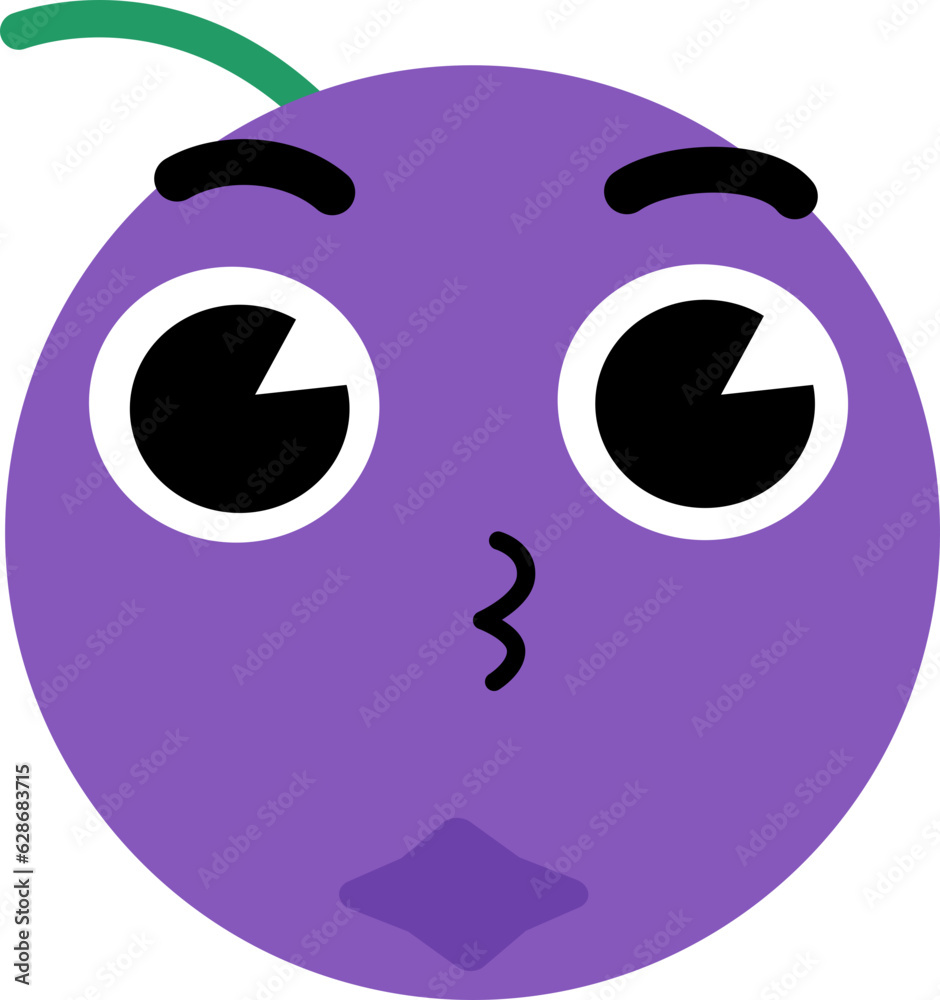 Fototapeta premium Blueberry Face Kiss