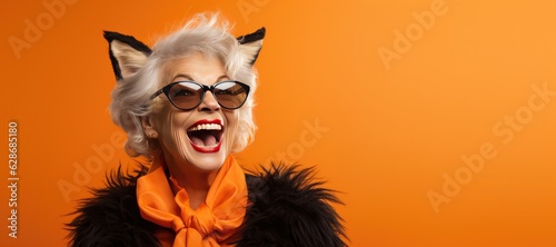 Laughing Happy Mature  Woma...