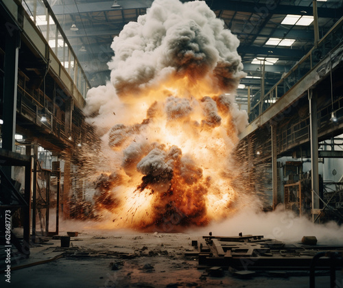 Beneath the Smoke: Documenting Factory Devastation, Generative AI