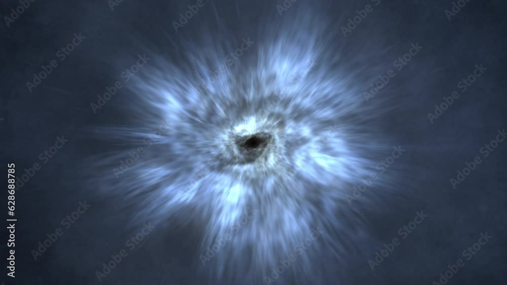 Wormhole energy portal vortex for time travel through the Universe, 4k