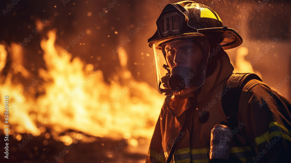 In the Line of Firefighters: Heroic Effort Amidst Flames, Generative AI In the Line of Firefighters: Heroic Effort Amidst Flames, Generative AI