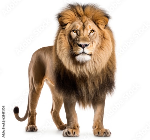 Lion animal isolated