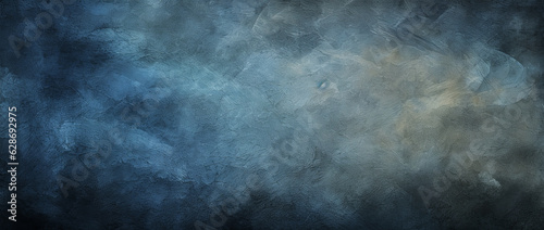 dark blue background, background image of gypsum texture in dark blue tones in grunge style. gray concrete cement background Wall texture. Abstract loft and grunge surface background. ai generation