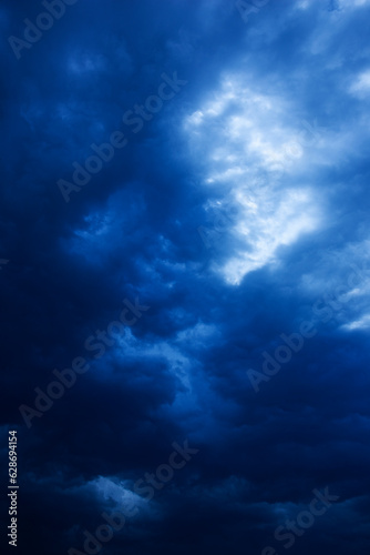 Stormy Skies During Blue Hour