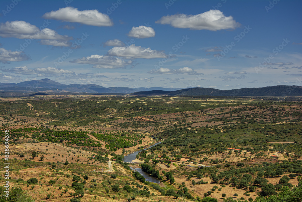 Landscape photography os the border of Portugal and Spain - Erges river