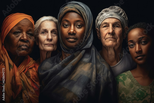 Strength in Diversity: Portraits Highlighting the Resilience and Unity of People from Different Backgrounds