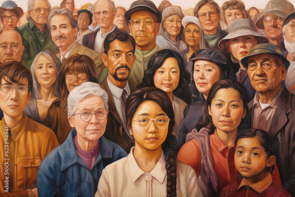 Inclusive Communities: Portraits Reflecting the Unity and Connection Among People from Various Backgrounds