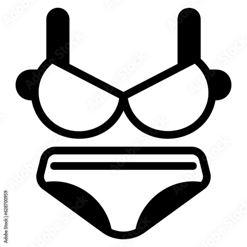  Underwear, glyph icon