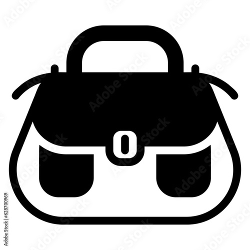  Handbag, glyph icon