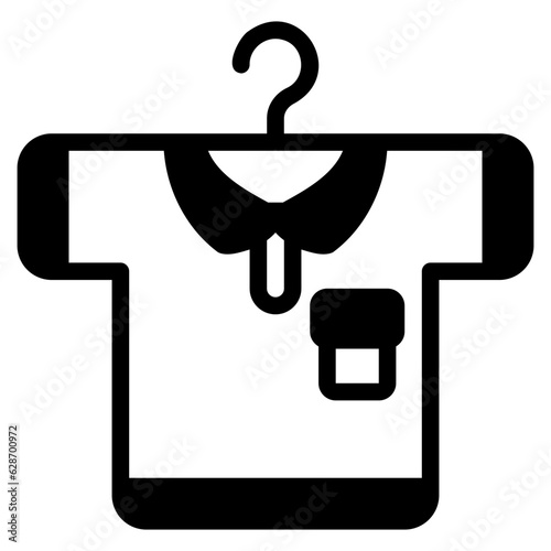  Clothes, glyph icon