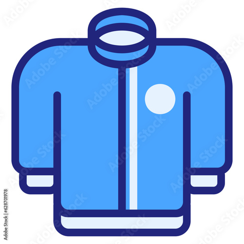  Jacket, blue icon