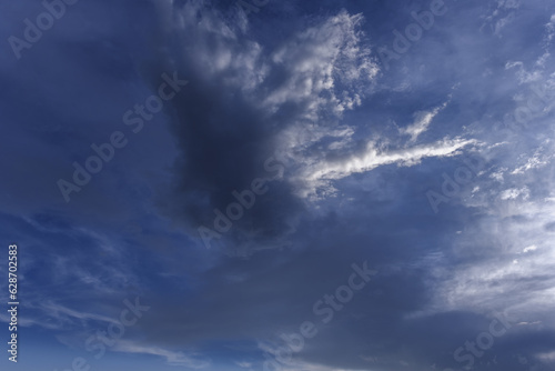 Landscape of skies with clouds
