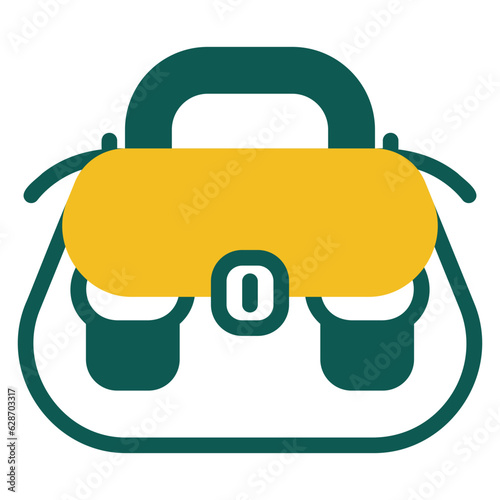  Handbag, duotone icon