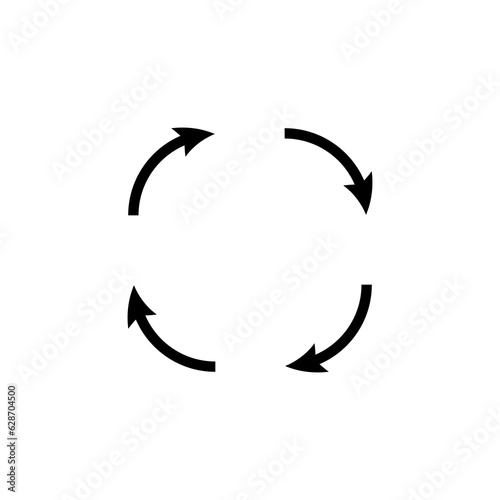 Sequential process icon flat illustration on white background..eps