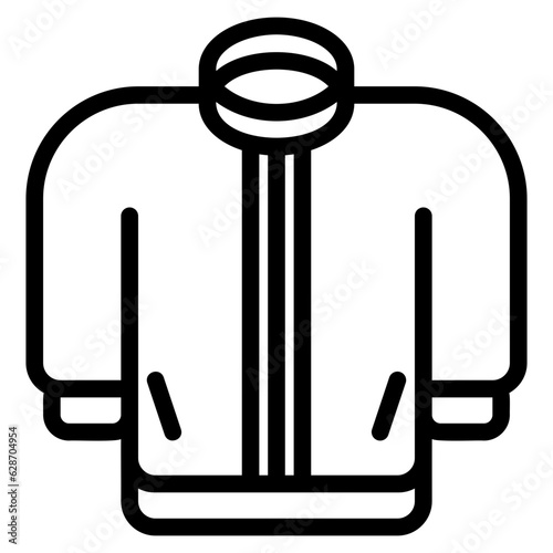  Jacket, outline icon