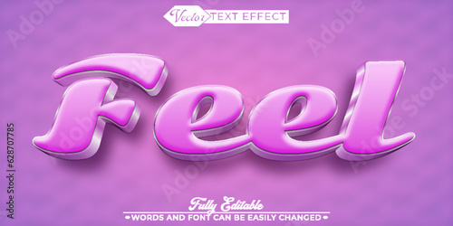 Pink Feel Editable Text Effect Template