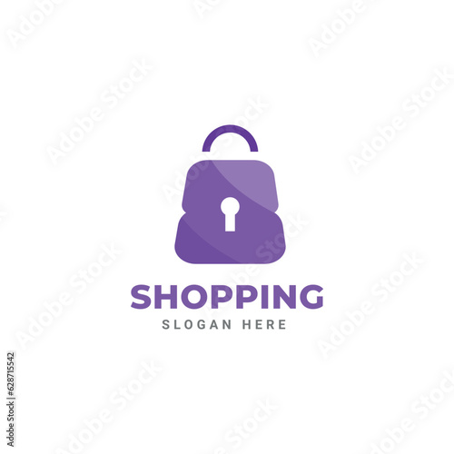 Bag Shop Logo Icon Design Vector