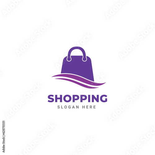 Bag Shop Logo Icon Design Vector
