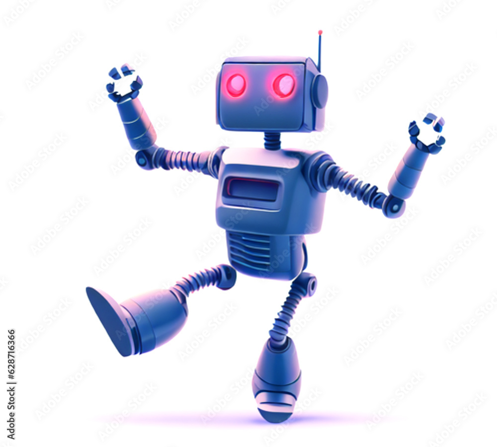 Dancing robot. Dancing robot.