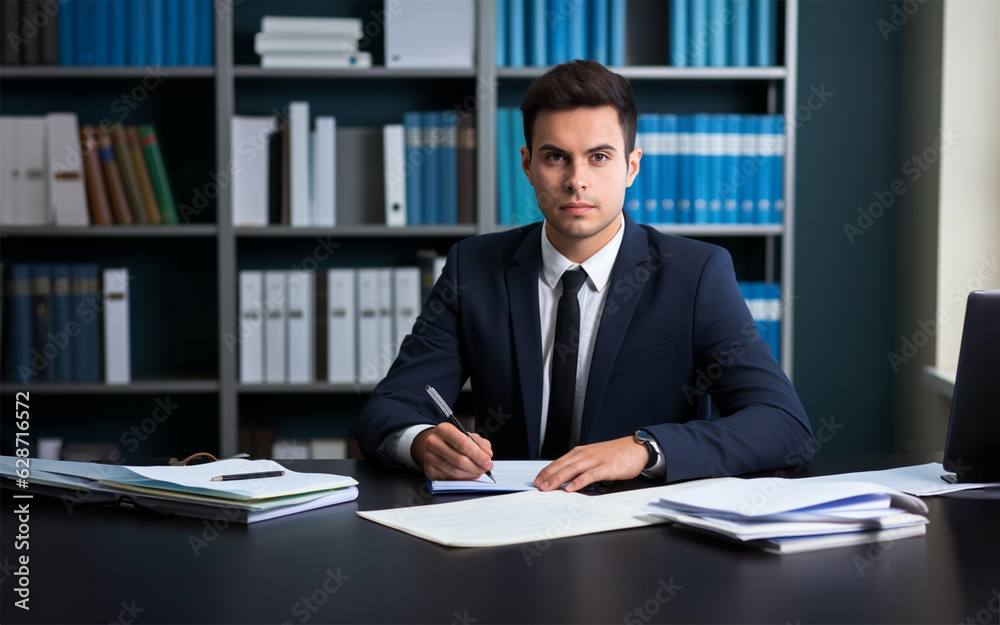 an accountant, auditor, or financial analyst in an office setting an accountant, auditor, or financial analyst in an office setting