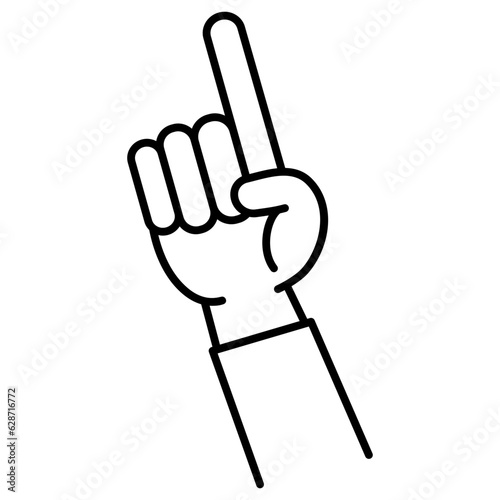 hand with finger pointing