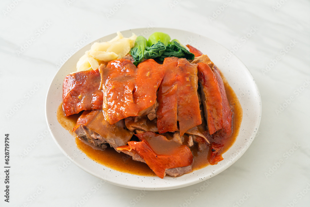 Peking duck or Roasted duck in Chinese style Peking duck or Roasted duck in Chinese style