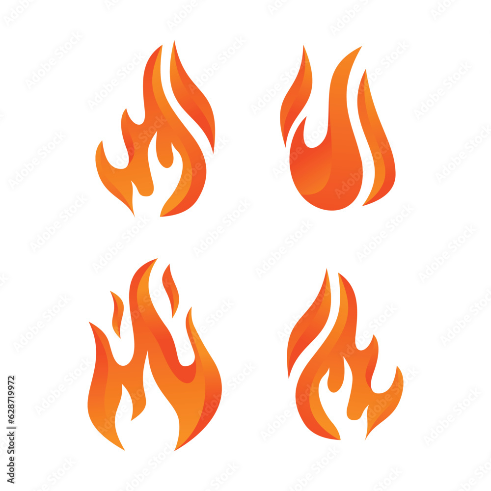 fire logo icon fire logo icon