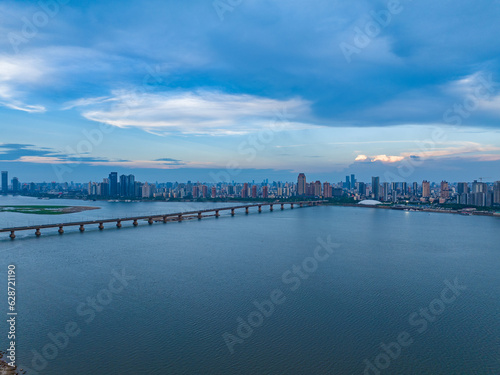 view of the river and the city © hrui