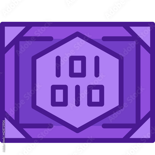 digital art two tone icon