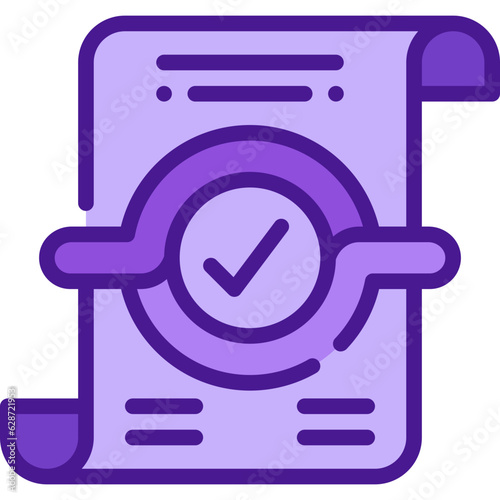 smart contract two tone icon