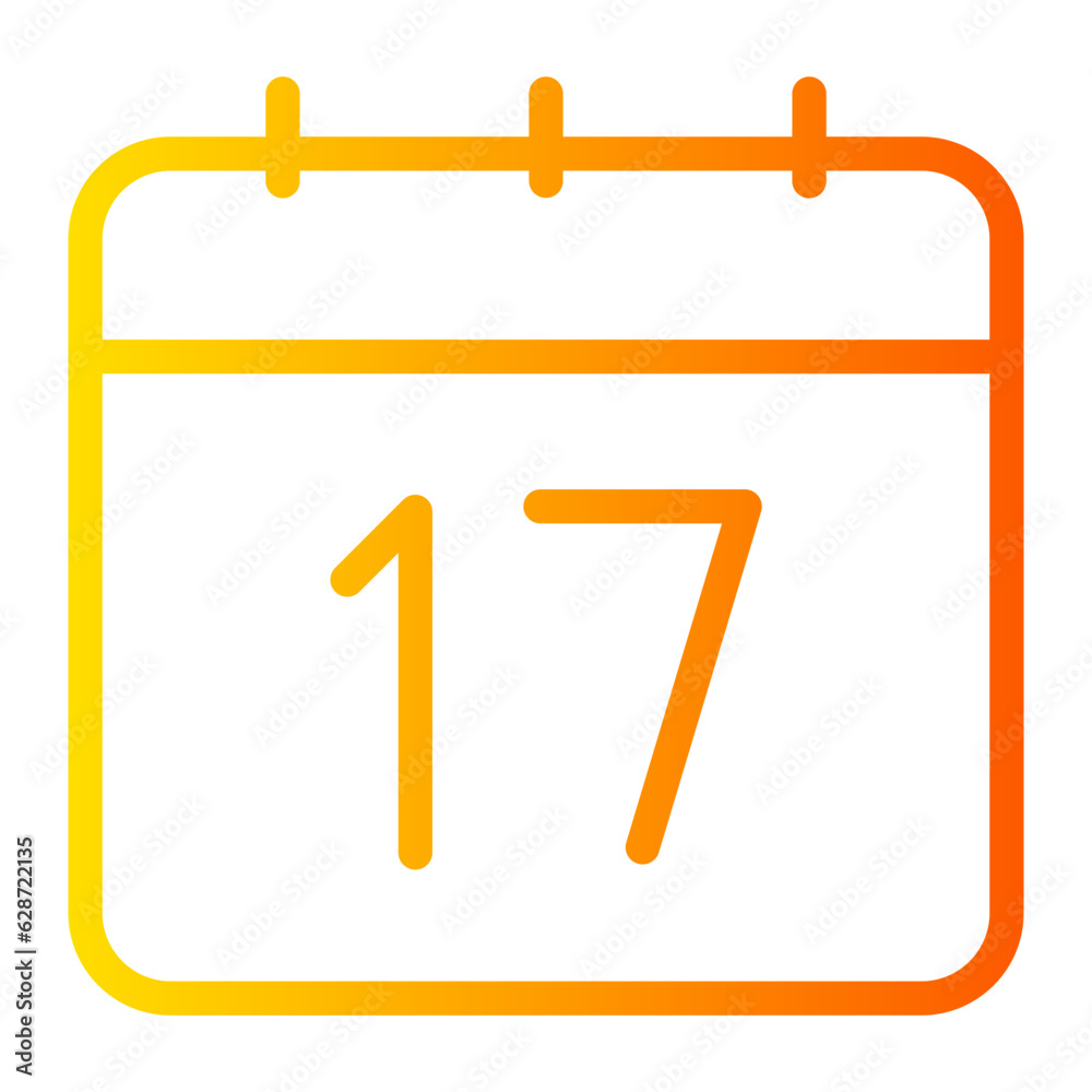 calendar gradient icon calendar gradient icon