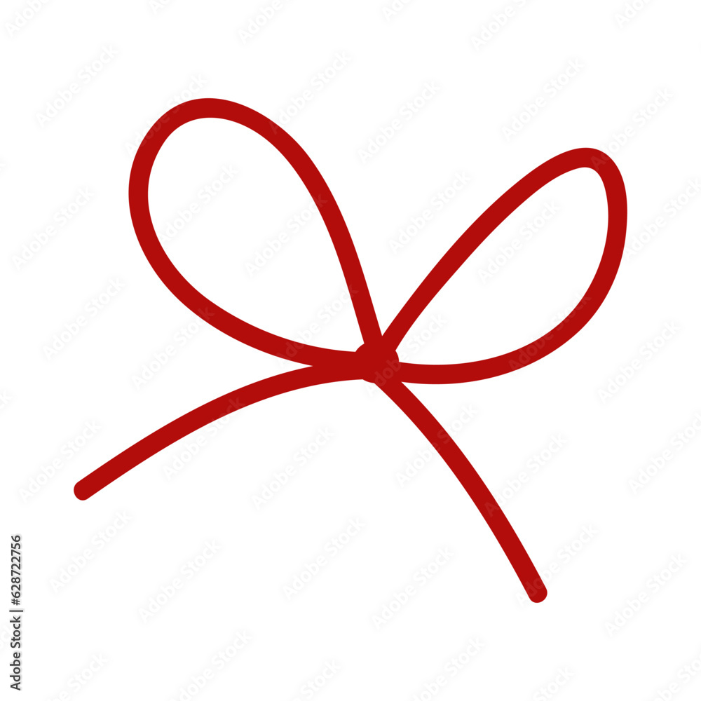 Ribbon bow clipart design. Valentine's Day or wedding decorated tape bows. Cartoon elements for present, celebration, and congratulation. Isolated on white background vector illustration Ribbon bow clipart design. Valentine's Day or wedding decorated tape bows. Cartoon elements for present, celebration, and congratulation. Isolated on white background vector illustration