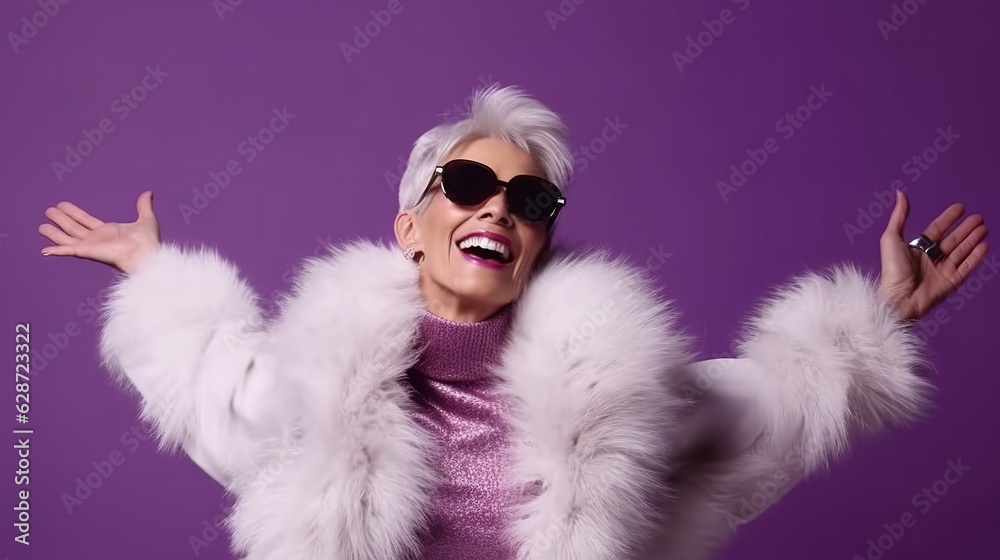 portrait of a woman in fur portrait of a woman in fur