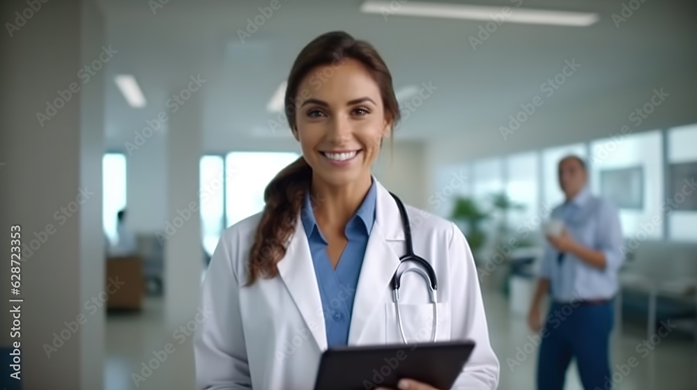 female doctor in hospital female doctor in hospital