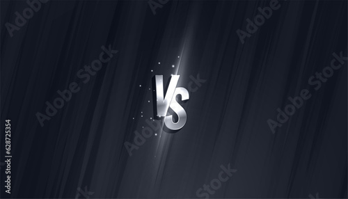 trendy dual clash versus banner for product comparison