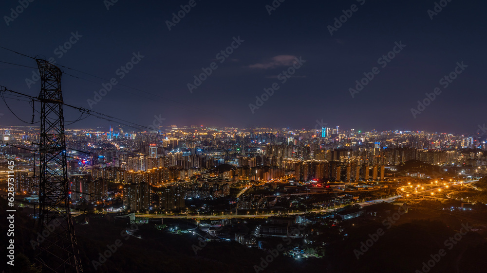 City night view, Fuzhou, China