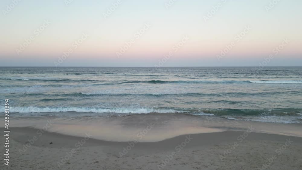 Beautiful ocean waves at Lennox Head, Australia (drone shot) Beautiful ocean waves at Lennox Head, Australia (drone shot)