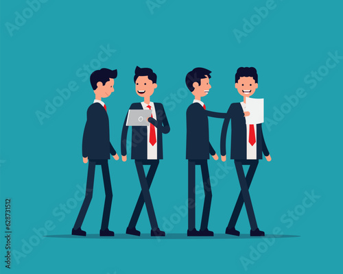 Business people teamwork. Vector illustration team concept