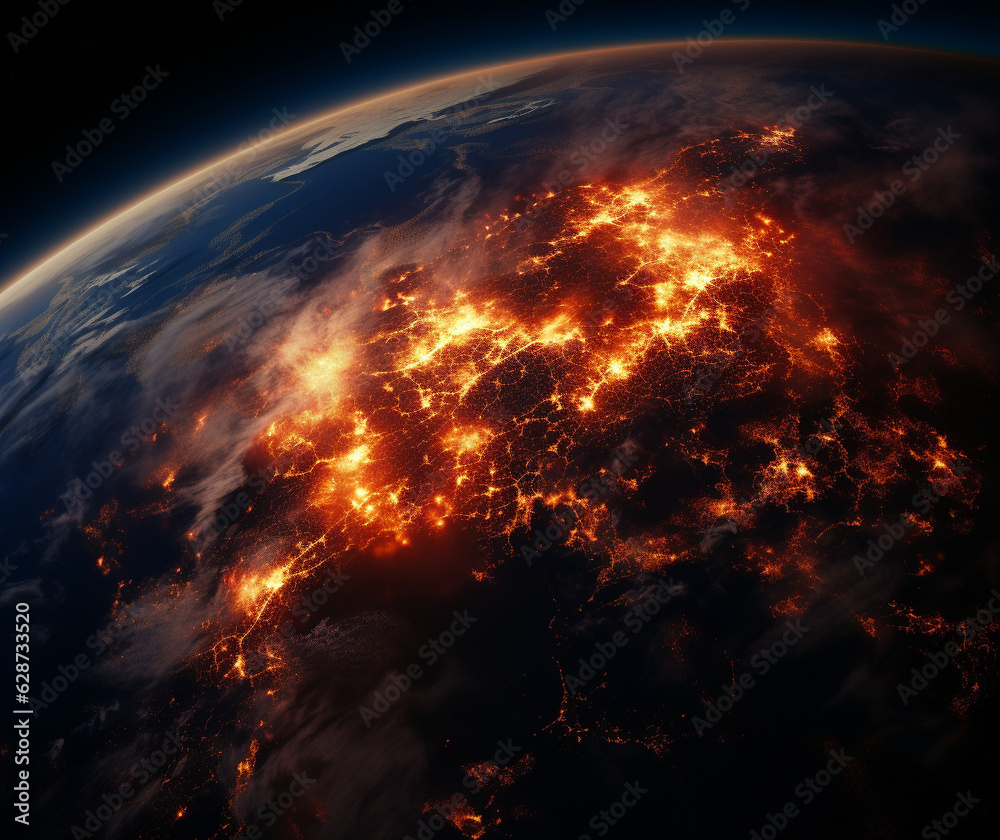 Orbital Witness: Earth's Dire Environmental Crisis, generative ai