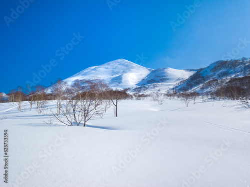 Fields and mountains covered with fresh snow (Niseko, Hokkaido, Japan) © Mayumi.K.Photography