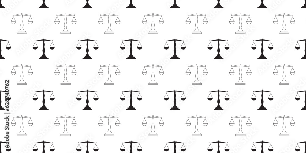 black white justice scale seamless pattern black white justice scale seamless pattern