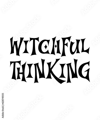  witchful thinking svg halloween t shirt.