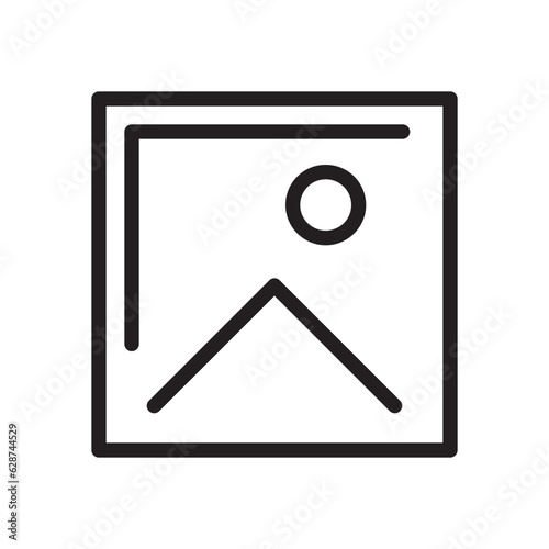 image outline icon