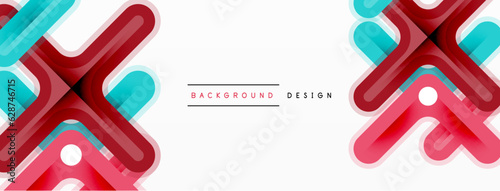 Cross line background minimal geometric template. Design for wallpaper, banner, background, landing page, wall art, invitation, prints, posters